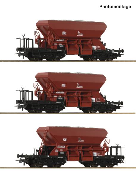 Roco 6600387 – 3-tlg. Set: Schotterwagen, DB