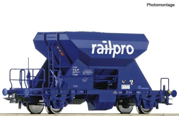Roco 6600398 – Einzelwagen Schotterwagen, Railpro