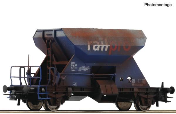 Roco 6600406 – Einzelwagen Schotterwagen, Railpro