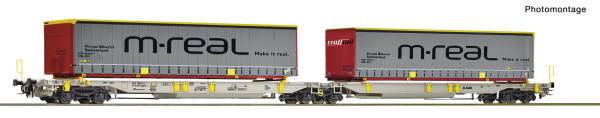 Roco 6600457 – Doppeltaschen-Gelenkwagen T2000, AAE