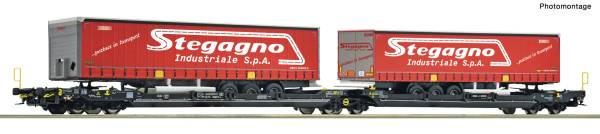 Roco 6600488 – Doppeltaschen-Gelenkwagen T3000e, TX Logistik