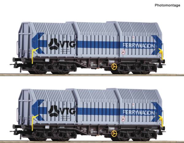 Roco 77051 – 2-tlg. Set: Teleskophaubenwagen, VTG