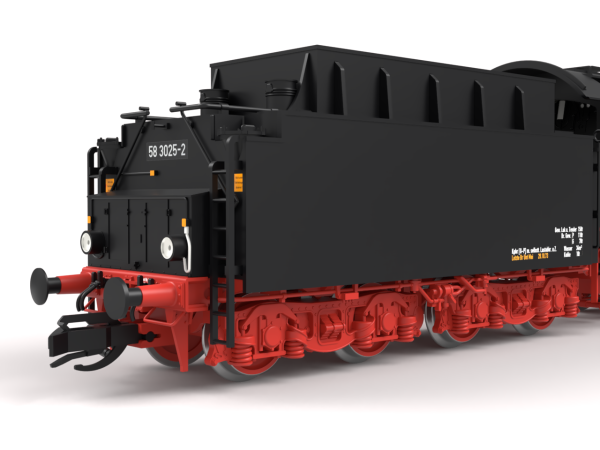 Saxonia 120107 - Dampflok BR58.30 T34-Tender der DR