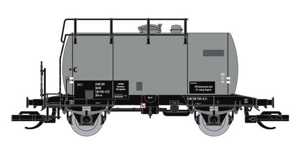 Saxonia 120117 - Kesselwagen Deutz, grau mit Flicken der DR