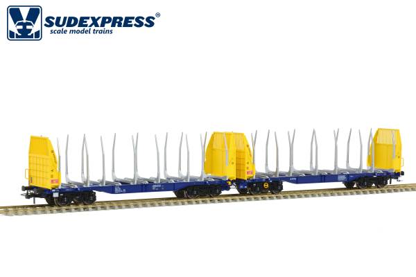 Sudexpress S657059 - Holztransportwagen Sggmrrs der VTG Sudexpress S657059 - Holztransportwagen Sggmrrs der VTG