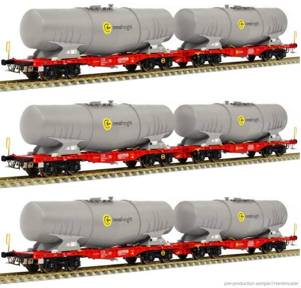 Sudexpress S854001 - 3er Set Kesselwagen Sggrrs 80 der innofright Sudexpress S854001 - 3er Set Kesselwagen Sggrrs 80 der innofright