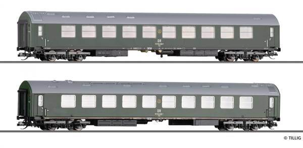 TILLIG 01081 - Set „Salonwagen der DDR-Regierung Baujahr 1966“ der DR