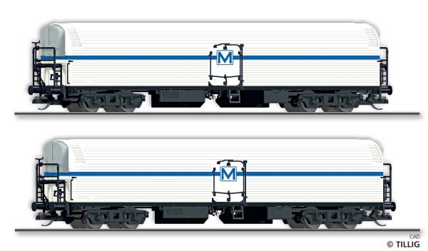 TILLIG 01143 - Güterwagenset der DR