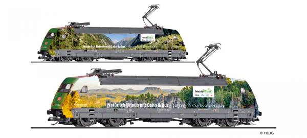 TILLIG 02321 - Elektrolokomotive 101 019-8 „Fahrziel Natur“ der DB AG