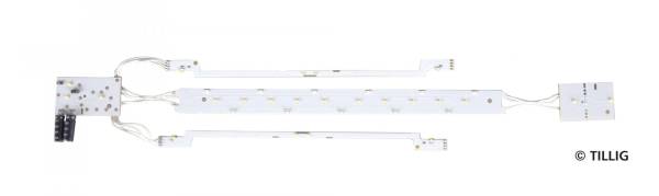 TILLIG 08922 - LED-Innenbeleuchtung analog / digital Bausatz für Doppelstockwagen Twindexx / Vario