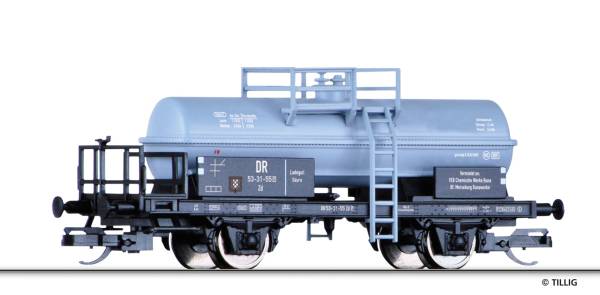 Tillig 14987 - Säurekesselwagen Zd der DR, vermietet an VEB Chemische Werke Buna