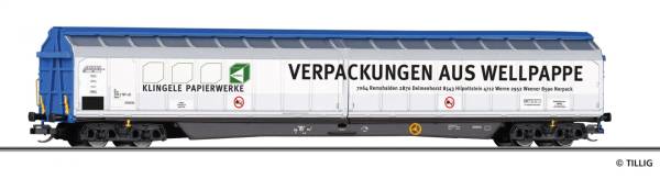 Tillig 15839 - Schiebewandwagen Habins „Klingele Papierwerke“ der DB AG