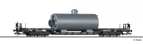 TILLIG 95015 - Tiefladewagen SSt 66 der DR, beladen mit Dampfkessel