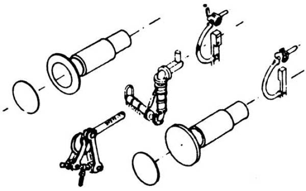 Weinert 4053 - Pufferbohlenzurüstsatz für Dampflokomotiven