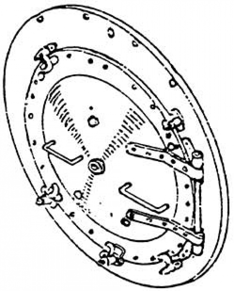 Weinert 8072 - Rauchkammertür z. B. für Baureihe 93