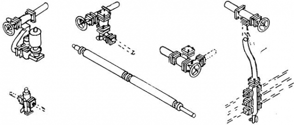 Weinert 8202 - Satz Kesselventile für Baureihe 01, 03, 41, 501
