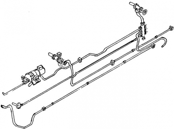 Weinert 82390 - Leitungsbündel für Baureihe 41 DB – linke Seite