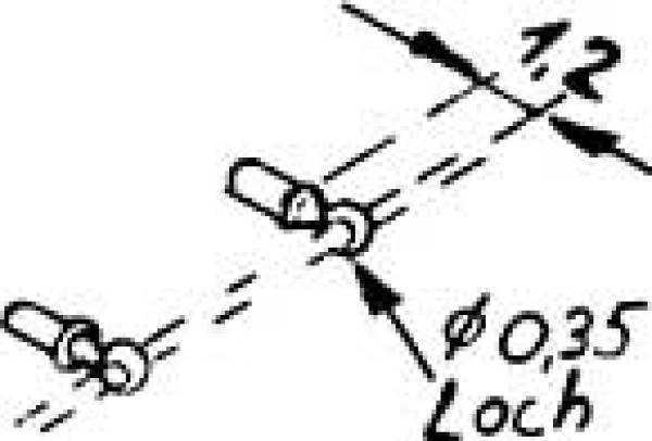 Weinert 8465 - Griffstangenhalter für 0,3-mm-Draht in langer Ausführung