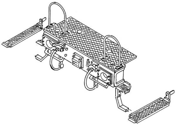 Weinert 8482 - Pufferbohle für Baureihe 81 vorne