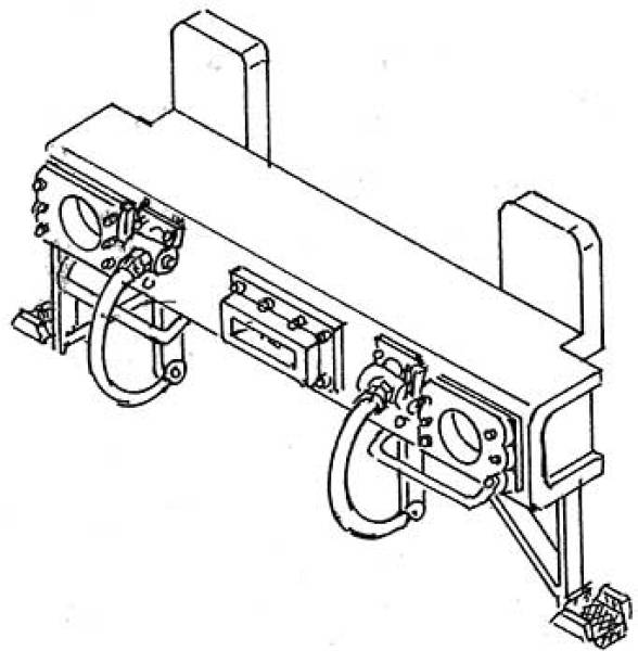 Weinert 85002 - Tenderpufferbohle des Tenders 2’2’T 26 (Baureihe 50)