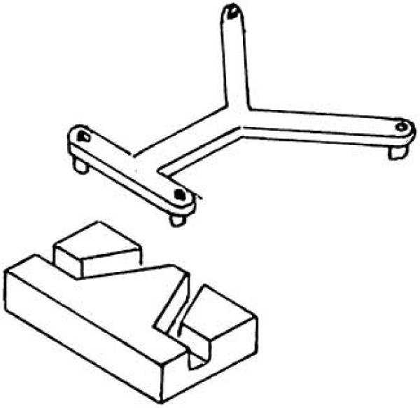 Weinert 8652 - Kurzkupplungsbügel für BR 57 Weinert 8652 - Kurzkupplungsbügel für BR 57