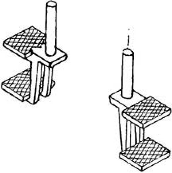 Weinert 8700 - Tritte für Pufferbohlen von BR 01 und BR 41, Neubaukessel, BR 23