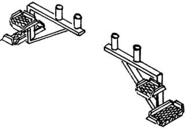 Weinert 87033 - Pufferbohlen-Aufstiegstritte BR 94.5-17