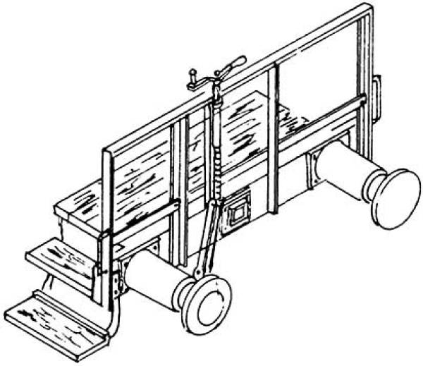 Weinert 9262 - Übergangssteg/Bremserbühne mit Tritten