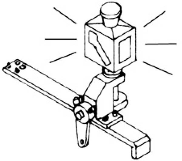 Weinert 72382 - SMD-beleuchtete Weichenlaterne für Mein-Gleis-Weichen, links