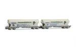 Arnold HN9763 - 2er Set Getreidesilowagen der F-MSA, MILLET