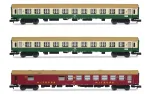 Arnold HN4436 - 3-tlg. Set Reisezugwagen „D242 Paris – Berlin – Warszawa“ der DR