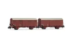 Arnold HN6719 - 2-tlg. Set gedeckte Güterwagen Gs der DR