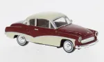 Brekina 27159 - Wartburg 311 Coupe, dunkelrot/hellbeige, 1959