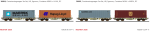 ESU 36605 - Containertragwagen Sgmmns, D-AAEC