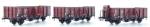 Exact-train EX20153 - 3er Set Offene Güterwagen Ommru 'Villach' der DR