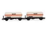 Rivarossi HR6618 - 2-tlg. Set Gaskesselwagen Zgs „BASF