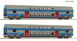 ROCO 6280044 -2-tlg. Set: Doppelstockwagen der CD