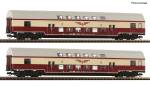 ROCO 6280046 -2-tlg. Set 2: Doppelstockwagen „Sputnik“ der DR