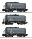 Roco 6600162 - 3-tlg. Set: Kesselwagen der VTG/DB