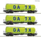 Roco 6600277 - 3-tlg. Set: Kesselwagen der GATX