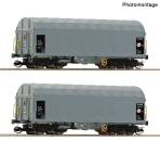 Roco 6680025 - 2-tlg. Set: Schiebeplanenwagen der CD Cargo