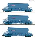 Roco 6680031- 3-tlg. Set: Kaliwagen der NACCO