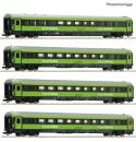Roco 6200267 – 4-tlg. Set: Reisezugwagen, FlixTrain