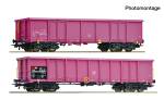 Roco 6600354 – 2-tlg. Set: Offene Güterwagen, SBB
