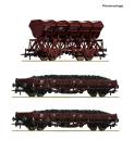 Roco 6600370 – 3-tlg. Set: Schotterzug, DB