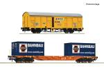 Roco 6600376 – 2-tlg. Set: Bauzugwagen, RTS/Swietelsky