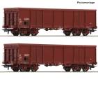 Roco 6600381 – 2-tlg. Set: Offene Güterwagen, SNCF