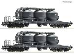 Roco 6600383 – 2-tlg. Set: Staubsilowagen, ÖBB