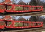 Roco 6600409 – 2-tlg. Set: Autotransportwagen, DB AG