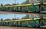 Roco 6600410 – 2-tlg. Set: Autotransportwagen, ARS Altmann